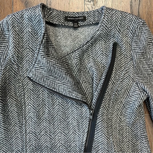 Banana republic diagonal fleece jacket SZ XS - Picture 3 of 5